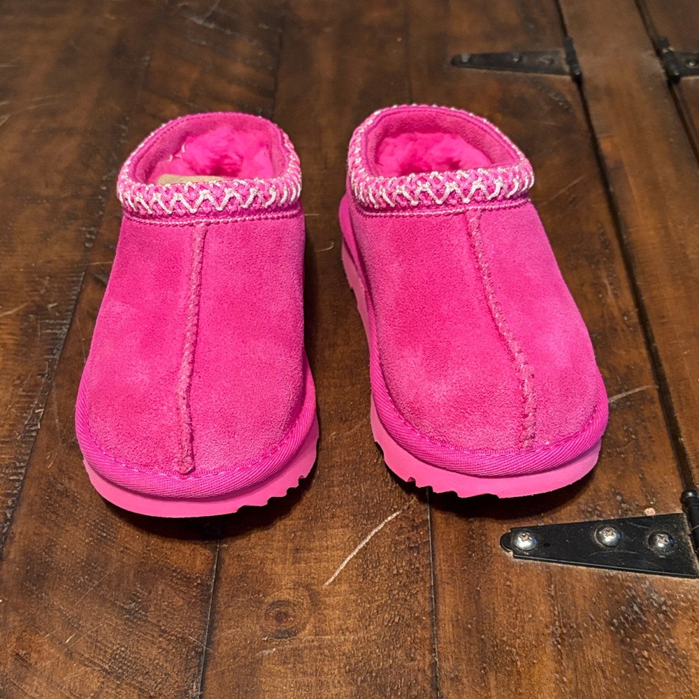 UGG Kids Pink Slippers
